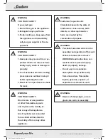 Preview for 2 page of Enders COSY RATTAN Assembly And Usage Instructions