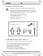 Preview for 2 page of Enders Ecoline 5560 Assembly And Instruction Manual