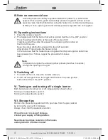 Preview for 4 page of Enders Ecoline 5560 Assembly And Instruction Manual