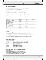 Предварительный просмотр 7 страницы Enders Ecoline 5560 Assembly And Instruction Manual