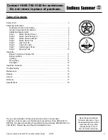 Preview for 3 page of Endless Summer Endless Summer 62301 Owner'S Manual