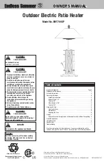 Endless Summer EWT700SP Owner'S Manual preview