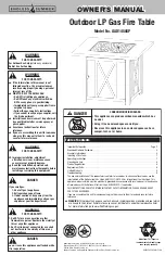 Endless Summer GAD1450SP Owner'S Manual preview