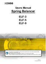 Endo ELF-3 User Manual preview