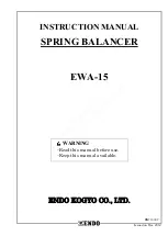 Preview for 1 page of Endo EWA-15 Instruction Manual