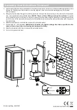 Preview for 2 page of Endon Breton Outdoor Wall light Fitting Instruction Manual