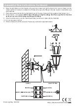 Preview for 2 page of Endon Burford Wall Instruction Manual