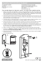 Preview for 2 page of Endon Cambridge Wall Light Instruction Manual