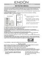 Endon EL-20093 Instruction Manual preview