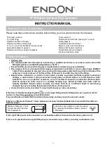 Endon Gl41 v2 Instruction Manual preview