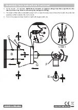 Предварительный просмотр 2 страницы Endon Hal Wall Instruction Manual