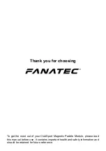 Предварительный просмотр 2 страницы Endor FANATEC ClubSport Magnetic Paddle Module Manual