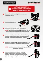 Предварительный просмотр 9 страницы Endor FANATEC ClubSport Magnetic Paddle Module Manual