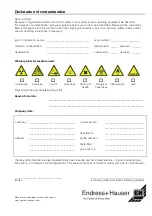 Preview for 55 page of Endress+Hauser ASP 2000 Operating Instructions Manual