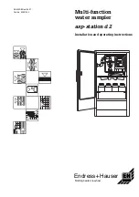 Endress+Hauser asp-station d 2 Installation And Operating Instructions Manual предпросмотр