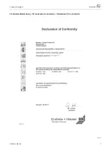 Предварительный просмотр 3 страницы Endress+Hauser BA046D Documentation