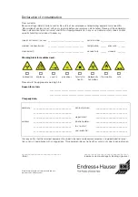 Предварительный просмотр 35 страницы Endress+Hauser CE 4 Operating Instructions Manual