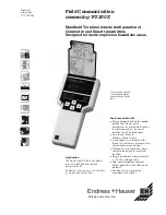 Endress+Hauser commulog VU 260 Z Technical Information preview