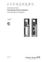 Предварительный просмотр 1 страницы Endress+Hauser ControlCare SFC162 Operating Instructions Manual