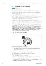 Предварительный просмотр 54 страницы Endress+Hauser Deltabar S FMD77 Operating Instructions Manual