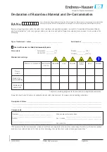 Предварительный просмотр 51 страницы Endress+Hauser Deltatop DP71B Operating Instructions Manual