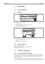 Предварительный просмотр 7 страницы Endress+Hauser EngyVolt RV15 Operating Instructions Manual