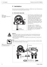 Предварительный просмотр 6 страницы Endress+Hauser FEC 12 Operating Instructions Manual