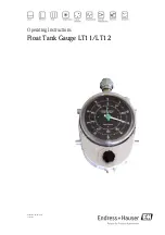 Endress+Hauser Float Tank Gauge LT11 Operating Instructions Manual предпросмотр