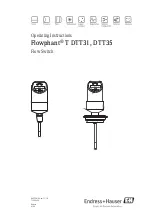 Endress+Hauser Flowphant T DTT31 Operating Instructions Manual предпросмотр