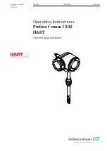 Предварительный просмотр 1 страницы Endress+Hauser HART Proline t-mass I 300 Operating Instructions Manual