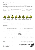 Предварительный просмотр 107 страницы Endress+Hauser levelflex M FMP 40 Operating Instructions Manual