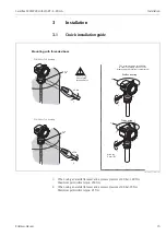 Предварительный просмотр 13 страницы Endress+Hauser Levelflex M FMP40 Operating Instructions Manual