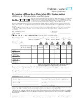 Предварительный просмотр 91 страницы Endress+Hauser Levelflex M FMP40 Operating Instructions Manual