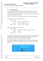 Предварительный просмотр 9 страницы Endress+Hauser Liquiline M CM42 Functional Safety Manual