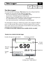 Предварительный просмотр 33 страницы Endress+Hauser Liquiline To Go CYM290 Operating Instructions Manual