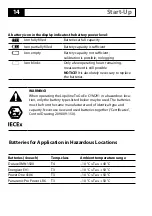 Предварительный просмотр 14 страницы Endress+Hauser Liquiline To Go Ex CYM291 Operating Instructions Manual