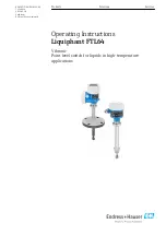 Предварительный просмотр 1 страницы Endress+Hauser Liquiphant FTL64 Operating Instructions Manual