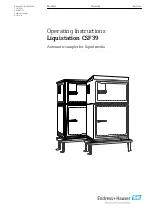 Preview for 1 page of Endress+Hauser Liquistation CSF39 Operating Instructions Manual