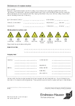 Предварительный просмотр 81 страницы Endress+Hauser Liquisys M COM 223 F Operating Instructions Manual