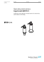 Endress+Hauser Liquitrend QMW43 Operating Instructions Manual предпросмотр