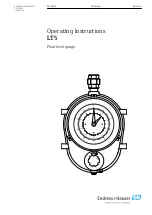 Preview for 1 page of Endress+Hauser LT5 Operating Instructions Manual