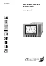 Endress+Hauser memo-graph RSG10 Operating Manual предпросмотр