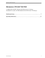 Preview for 3 page of Endress+Hauser Memosens CPS16D Operating Instructions Manual