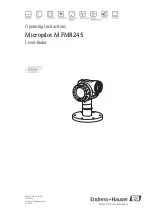 Endress+Hauser Micropilot M FMR245 Operating Instructions Manual предпросмотр