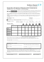 Предварительный просмотр 91 страницы Endress+Hauser Micropilot S FMR530 Operating Instructions Manual