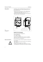 Предварительный просмотр 8 страницы Endress+Hauser nivotester FTC 420 Operating Instructions Manual