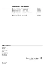 Предварительный просмотр 10 страницы Endress+Hauser Omnigrad S TR62 Series Technical Information