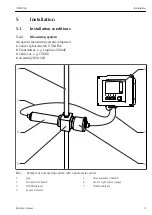 Предварительный просмотр 9 страницы Endress+Hauser OUSAF46 Operating Instructions Manual