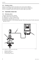 Предварительный просмотр 8 страницы Endress+Hauser Oxymax COS22 Series Operating Instructions Manual