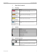 Preview for 3 page of Endress+Hauser Oxymax COS61D Operating Instructions Manual